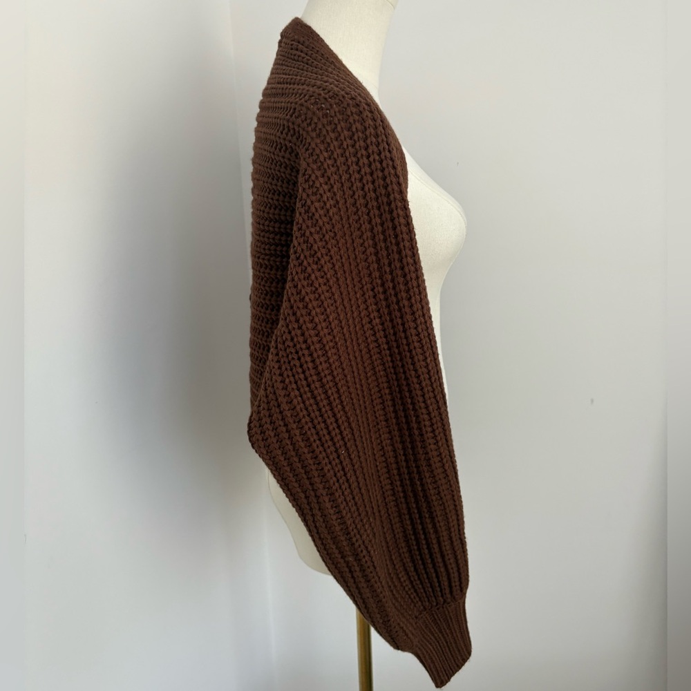 Forever 21 Brown Knit Shrug Sweater - Picture 2 of 4